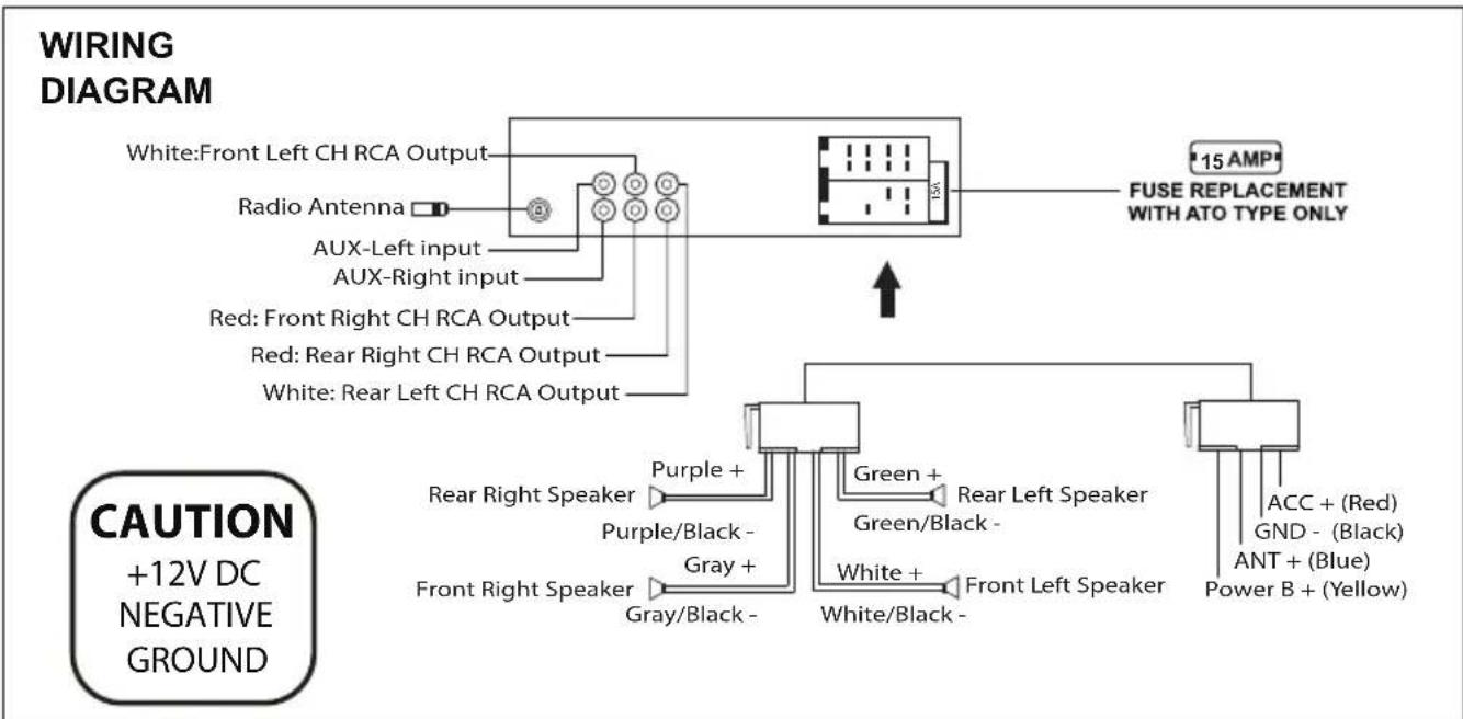 BOSS 656BCK - Wiring Connections - 1