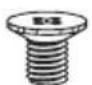 Supermicro SuperChassis SC811 - A-6 Chassis Screws - 7