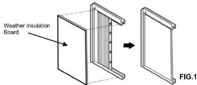 Weather Insulation Board FIG.1