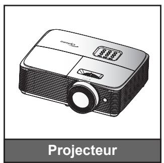 OPTOMA HD30LV - Contenu du paquet - 1