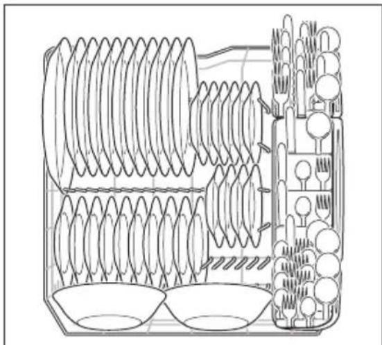 FRIGIDAIRE FGID2479S - Loading the Bottom Rack - 4