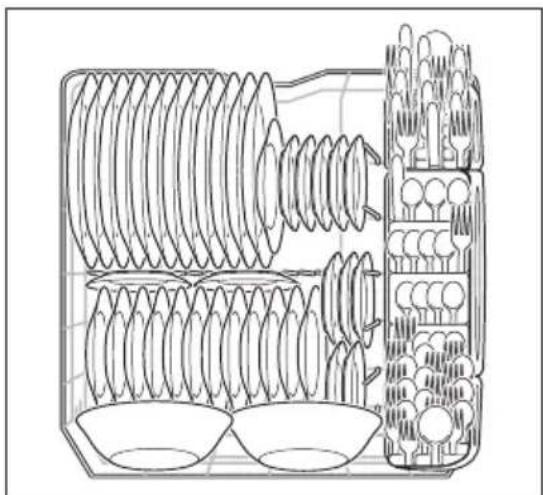 FRIGIDAIRE FGID2479S - Loading the Bottom Rack - 5