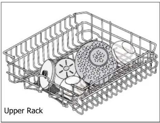 FRIGIDAIRE FGID2479S - Fold-down Tines Upper Rack - 1