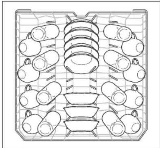 FRIGIDAIRE FGID2479S - Loading the Upper Rack - 1