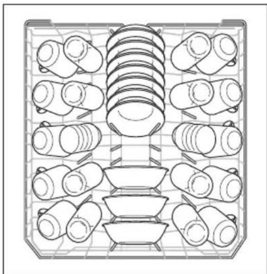 FRIGIDAIRE FGID2479S - Loading the Upper Rack - 2