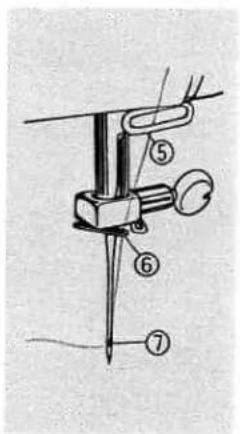 Technical diagram of a mechanical assembly with numbered components, likely for repair or assembly instructions.