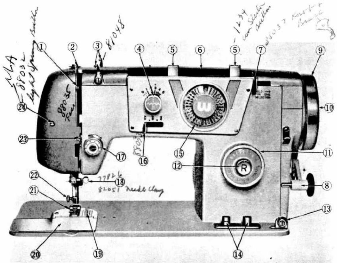 NVA 88032 M45 88036 21 23 22 21 20 19 17 16 15 12 R 82051 Nude Clamp 14 13 12 11 10 9 8 7 6 5 4 3 2 1 81048 -1234 Siding Cran Puccin 88037 Buck