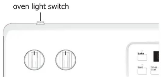 oven light switch bake troll... timer...