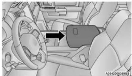 RAM Chassis Cab (2022) - Center Console Storage — If Equipped - 1