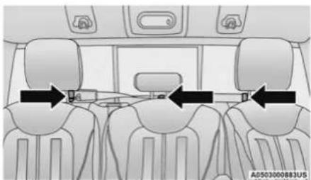 RAM Chassis Cab (2022) - Installing Three Child Restraints: - 1