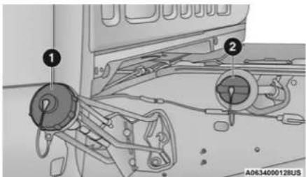 Technical diagram of a vehicle's internal components with numbered parts and assembly line