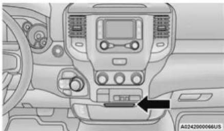 RAM Chassis Cab (2022) - Front Bench Seat Storage — If Equipped - 3