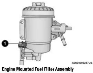 Engine Mounted Fuel Filter Assembly A0854000237US