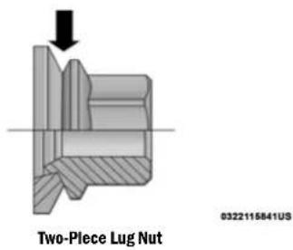 Two-Piece Lug Nut 0322115841US