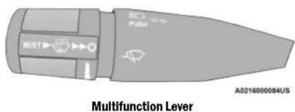 MIST D Fux A0216000084US Multifunction Lever