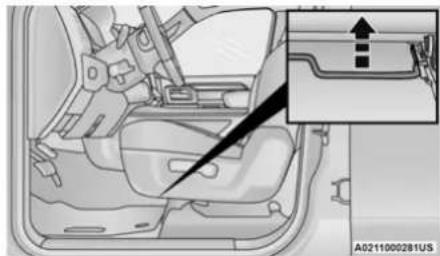 RAM Chassis Cab (2022) - Manual Front Seat Forward/Rearward Adjustment - 1