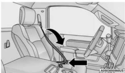 RAM Chassis Cab (2022) - Lap/Shoulder Belt Operating Instructions - 1