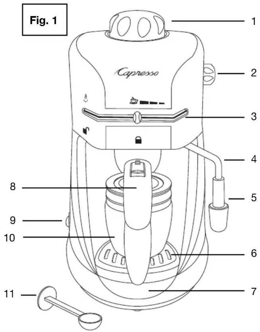 Fig. 1 Capresso 1 2 3 4 5 6 7 8 9 10 11