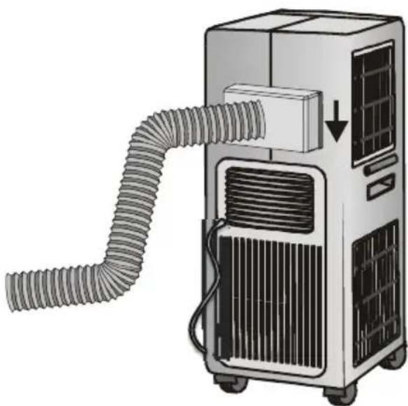 APC NetworkAIR 1000 AP7003 - Installing the Exhaust Kit continued - 2
