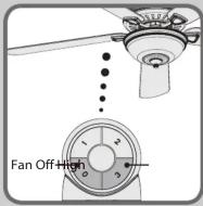 HUNTER 99121 - If you are installing multiple remote-controlled fans on the same circuit breaker, - 7