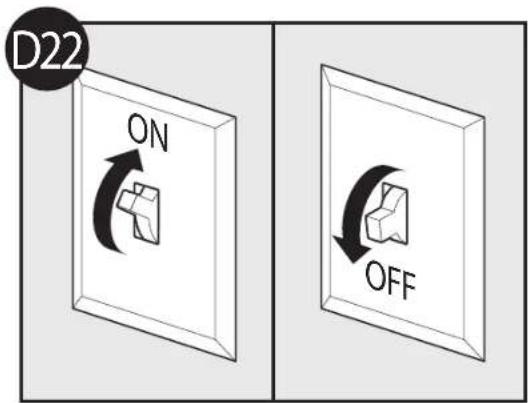 D22 ON OFF