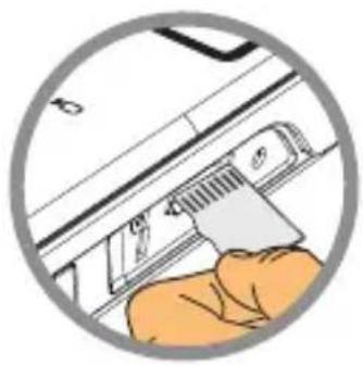 3M CP45 - Inserting a Memory Card (optional) - 1