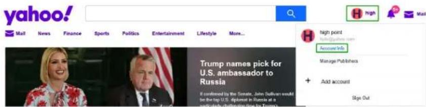 yahoo! Mail News Finance Sports Politics Entertainment Lifestyle More... Trump names pick for U.S. ambassador to Russia If continued by the Senate, John Sullivan would be the top U.S. diplomat in Russia at a and/or his contribution line for Trump's high point info@jahoo.com AccountInfo Manage Publishers + Add account Sign Out