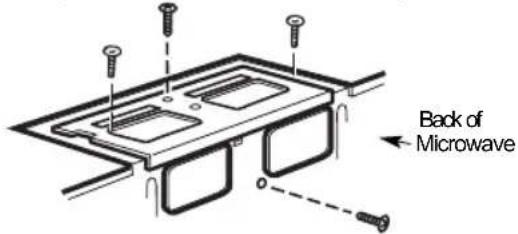 Back of Microwave