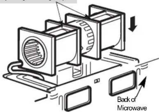 Back of Microwave