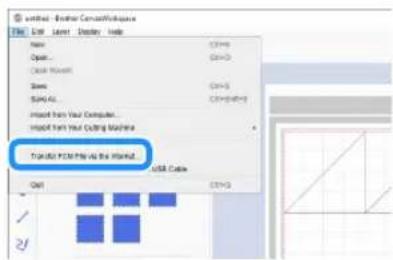 onset - Another Command/Replace File Layer Display Help New Open... Close Now! Save SAVE... Import from Your Computer... Import from Your Cutting Machine Transfer PCM File as the Internet... USB Color Ctrl 2f