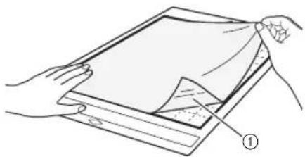 Illustration of hands folding a piece of paper or cloth (no text or symbols present)