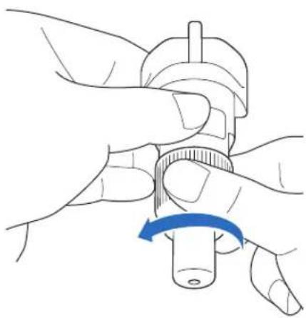 Line drawing of hands performing a finger manipulation or adjustment task (no text or symbols present)