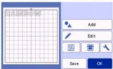 RAINBOW Add Edit Save OK