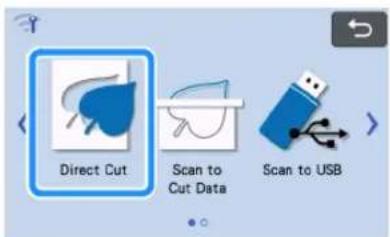Direct Cut Scan to Cut Data Scan to USB