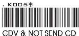Wasp WRS100SBR - CHINA POSTAL CODE [ TOSHIBA CODE ] - 4