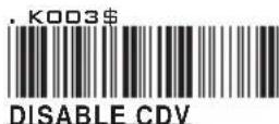 Wasp WRS100SBR - CHINA POSTAL CODE [ TOSHIBA CODE ] - 5
