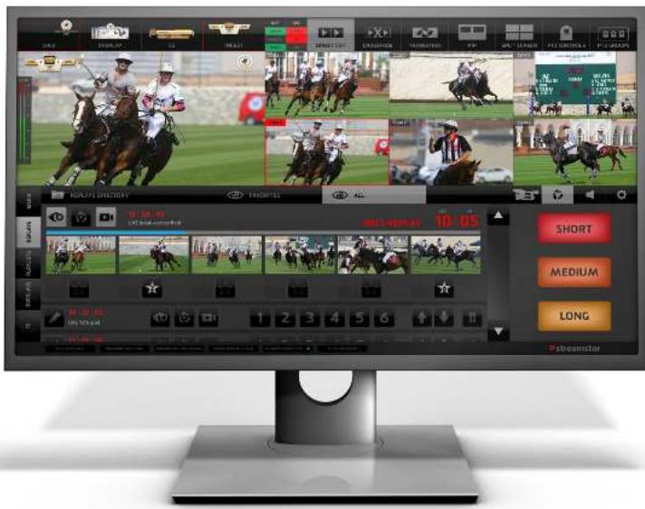 Screenshot of a video editing software interface displaying multiple video frames with Chinese text labels and playback controls.