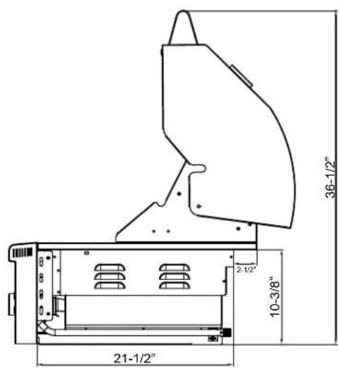 36-1/2" 2-1/2" 10-3/8" 21-1/2"