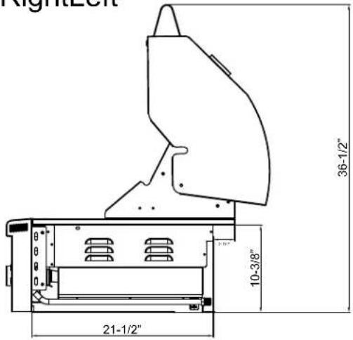 Right20R 36-1/2" 10-3/8" 21-1/2"