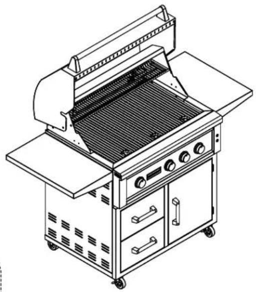EDGESTAR GRL420IBBNG - Cart Assembly Instructions - 2