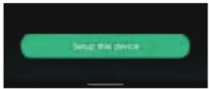 Setup this device