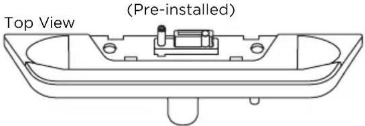 Top View (Pre-installed)