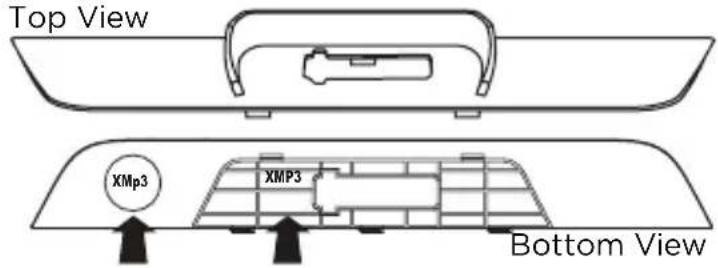 Top View XMp3 XMP3 Bottom View