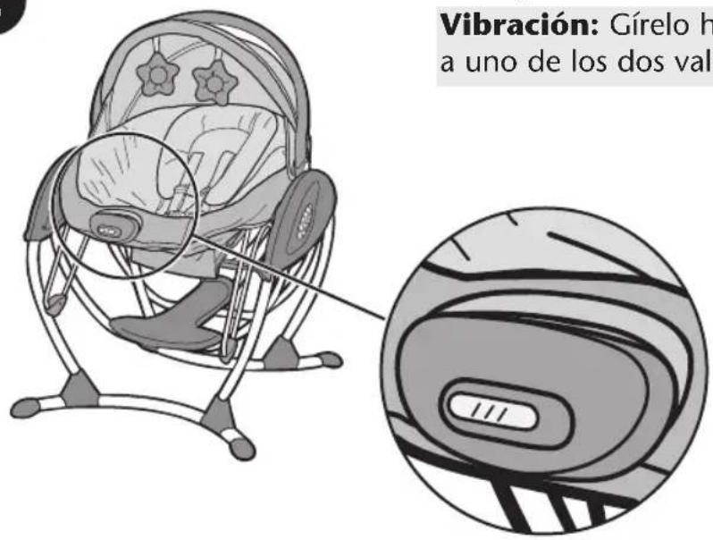 Vibración: Gírelo h a uno de los dos val
