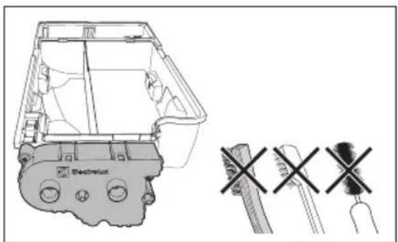 Technical line drawing of a mechanical component.