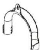 ELECTROLUX EWF1141SEWA - Plastic Hose Guide - 1