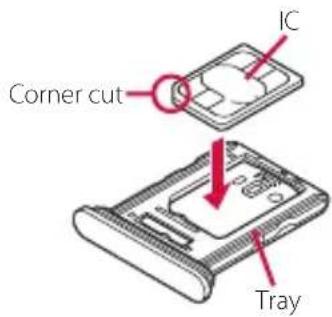 Corner cut IC Tray