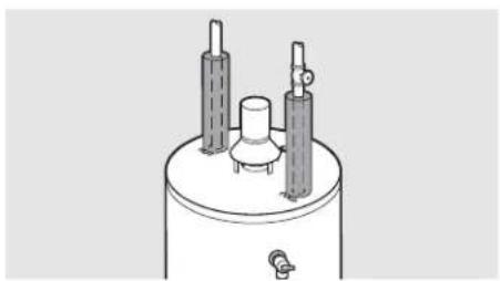 HOTPOINT HG40S01AVG - Hot and Cold Pipe Insulation Installation - 1