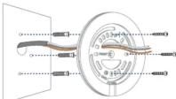 Lorex V261LCD - To install directly on a wall: - 2