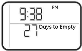 9:30 PM 27 Days to Empty